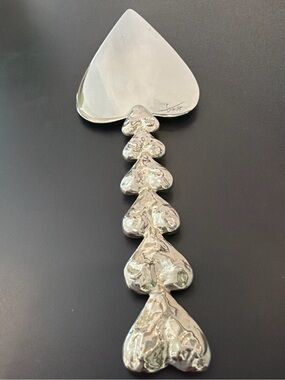 Michael Aram Signed Heart Handle Pie/cake Server